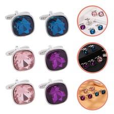  3 Pairs Manschettenknopf Für