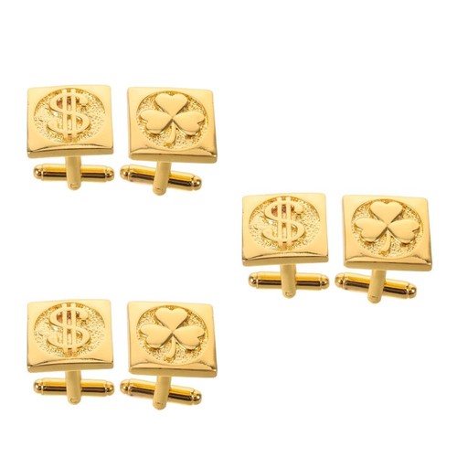 Formal golden copper cufflinks - copper,