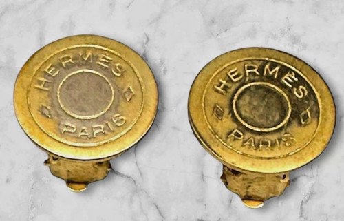 Hermes serie ohrringe gold - hermes,